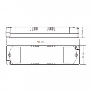 Dimmbarer DALI Treiber DT8 CCT 220-240V - Ausgang 6-42V DC - 100-700 mA - 15W - DALI 2 Steuerung