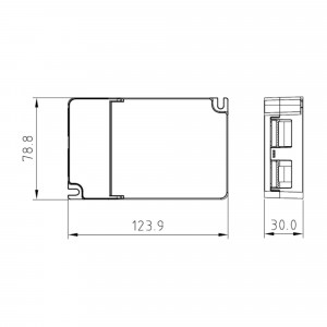 Dimmbarer DALI-Treiber DT6 einfarbig 220-240V - Ausgang 6-58V DC - 500-1500 mA - 65W - DALI 2 Steuerung