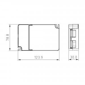 Dimmbarer DALI Treiber DT8 CCT 220-240V - Ausgang 6-54V DC - 500-1500 mA - 65W - DALI 2 Steuerung