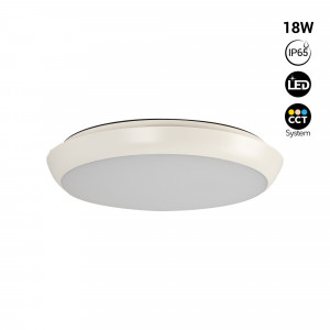 Wasserdichte CCT LED-Deckenleuchte - 18W - Ø25 cm - 1920 lm - IP65