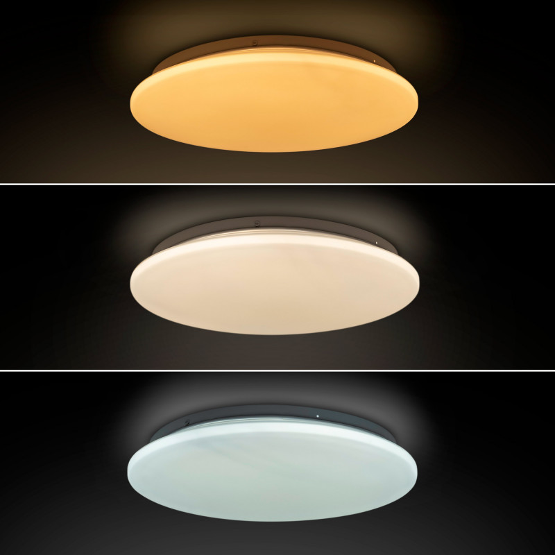 24W runde CCT LED-Anbauleuchte - Ø38 cm - 1780 lm - IP20 - warmweiss neutralweiss kaltweiss