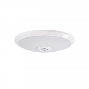 LED-Deckenleuchte mit PIR-Bewegungsmelder - 20W - Ø 30 cm - IP20 - weiß