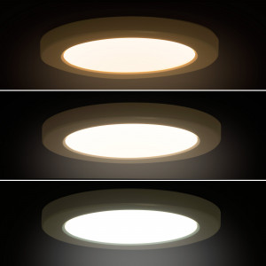 LED Deckenleuchte 18W CCT Schalter im Slim Design - Flur Beleuchtung Gang Allgemeinbeleuchtung