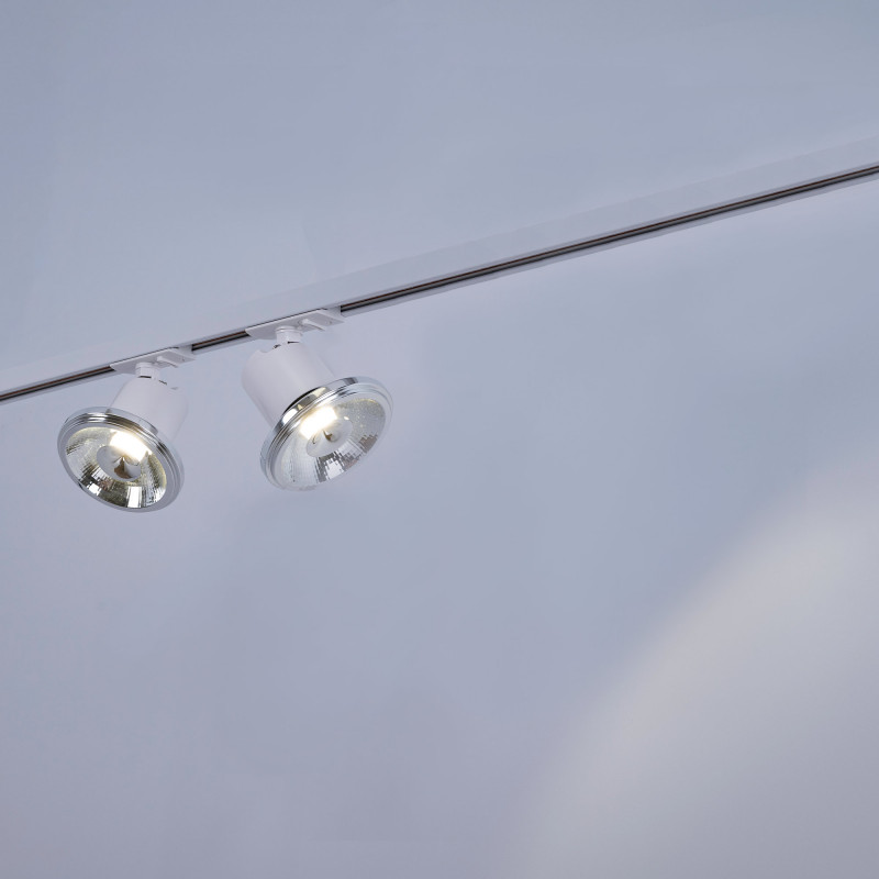 1 Phasen Stromschienenstrahler mit GU10 AR111 Fassung - AR111 Reflektoren Leuchtmittel - Schienensystem 1 Phasen Stromschienenstrahler mit GU10 AR111 Fassung - AR111 Reflektoren Leuchtmittel - Schienensystem