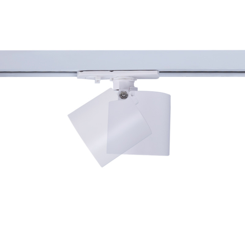 Drehbare und schwenkbare Schienenleuchte - Stromschienenstrahler für GU10 AR111 Sockel Drehbare und schwenkbare Schienenleuchte - Stromschienenstrahler für GU10 AR111 Sockel