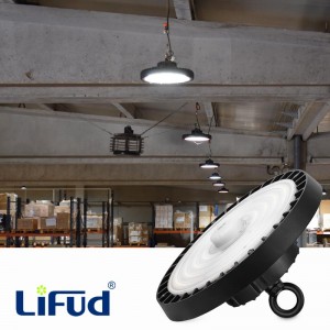 Industrie LED UFO Hallenstrahler mit Bewegungsmelder 200W - dimmbar 1-10V - IP65 Lifud Treiber