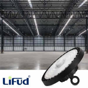 Industrie LED UFO Hallenstrahler mit Bewegungsmelder 200W - dimmbar 1-10V - IP65 - Dämmerungssensor