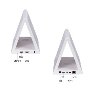 Digitaler Werbeträger 10,1'' - Werbedisplay - Frontalkamera - Doppel Touchscreen - USB Anschluss