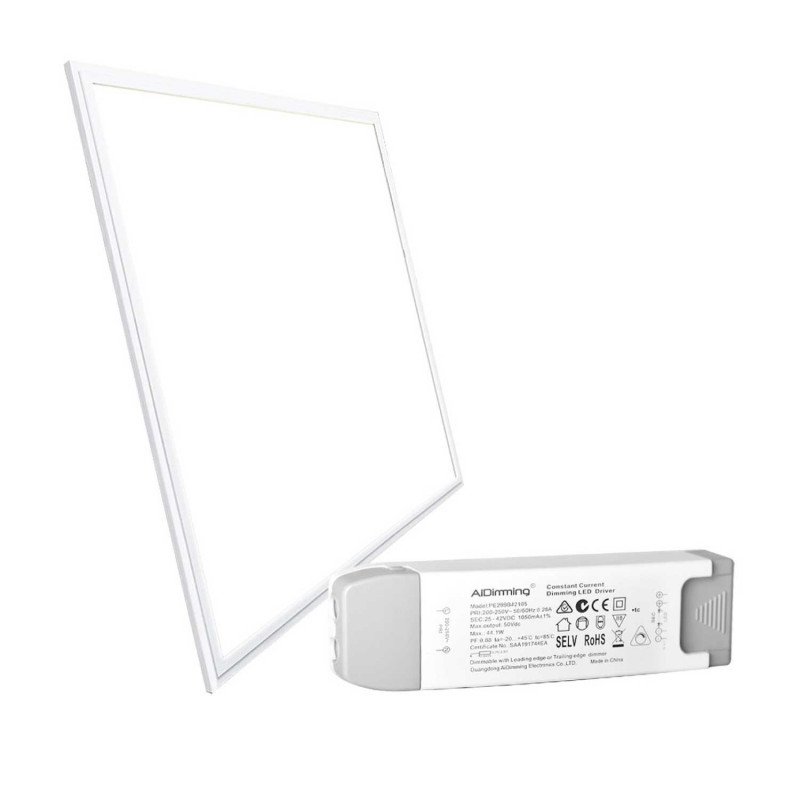 LED Einbaupanel 60x60cm - TRIAC dimmbar - 44W - 3960 lm - UGR19 - LED Paneel für den Innenbereich