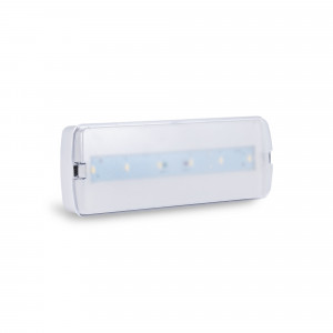 LED Notbeleuchtung - Sicherheitsleuchte - Dauerschaltung 3 Stunden bei Stromausfall + WC Piktogramm
