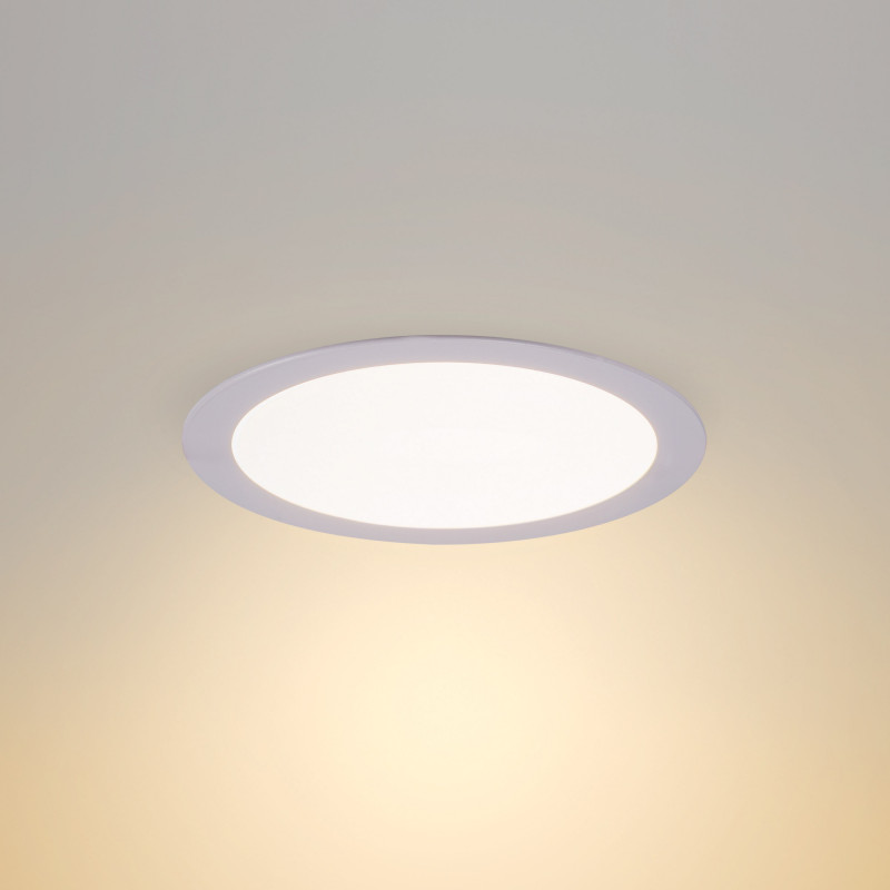 Runde LED Deckenleuchte Slim 20W - Einbauöffnung Ø 225 mm - Einbauleuchte