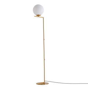 Opalglaskugel-Stehleuchte „Anni“ - E27 - FLOS IC Inspiration - Stehlampe Skandinavisch
