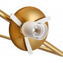 Designerleuchte FLOS IC - ANNI. Opalglaskugel, Schirm, E27 Lampe - Stehlampe