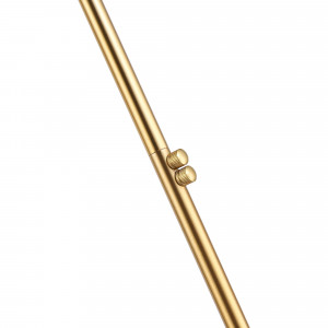 Opalglaskugel-Stehleuchte „Anni“ - E27 - FLOS IC Inspiration - Stehlampe - goldfarben
