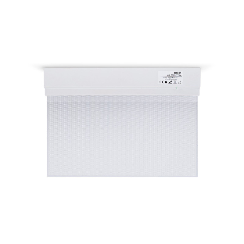 Dauerhafte Anbau-Notleuchte mit WC Piktogramm - Acetat Piktogramm LED Sicherheitsleuchte