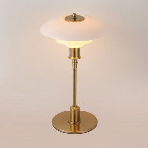 Tischlampe „Marshal“ - PH 3/2 Louis Poulsen Inspiration - Tischleuchte Standfuß aus Aluminium Gold