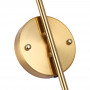 Doppelte Wandleuchte mit Opalglaskugel „Double“ - Inspiration FLOS IC - Wandhalterung Gold - E27 - ikonische Designerlampe