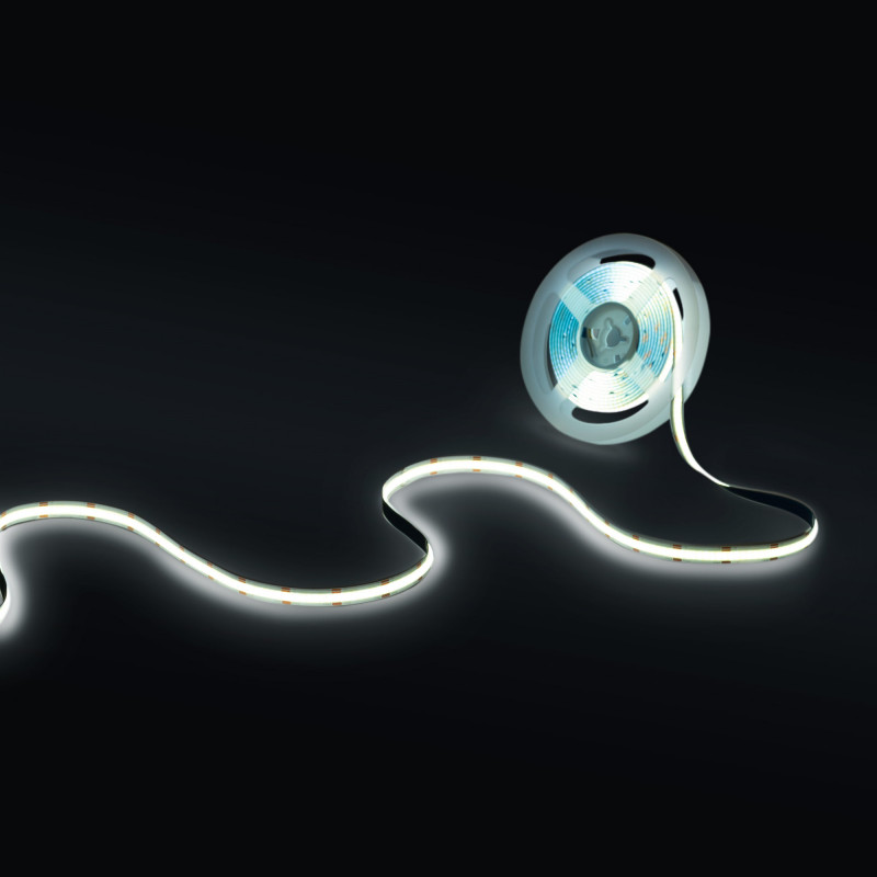 COB LED Streifen - makellose Montagen - 5 Meter - 24V DC - Innenbereich - dimmbar, Farbtemperatur wechseln COB LED Streifen - makellose Montagen - 5 Meter - 24V DC - Innenbereich - dimmbar, Farbtemperatur wechseln