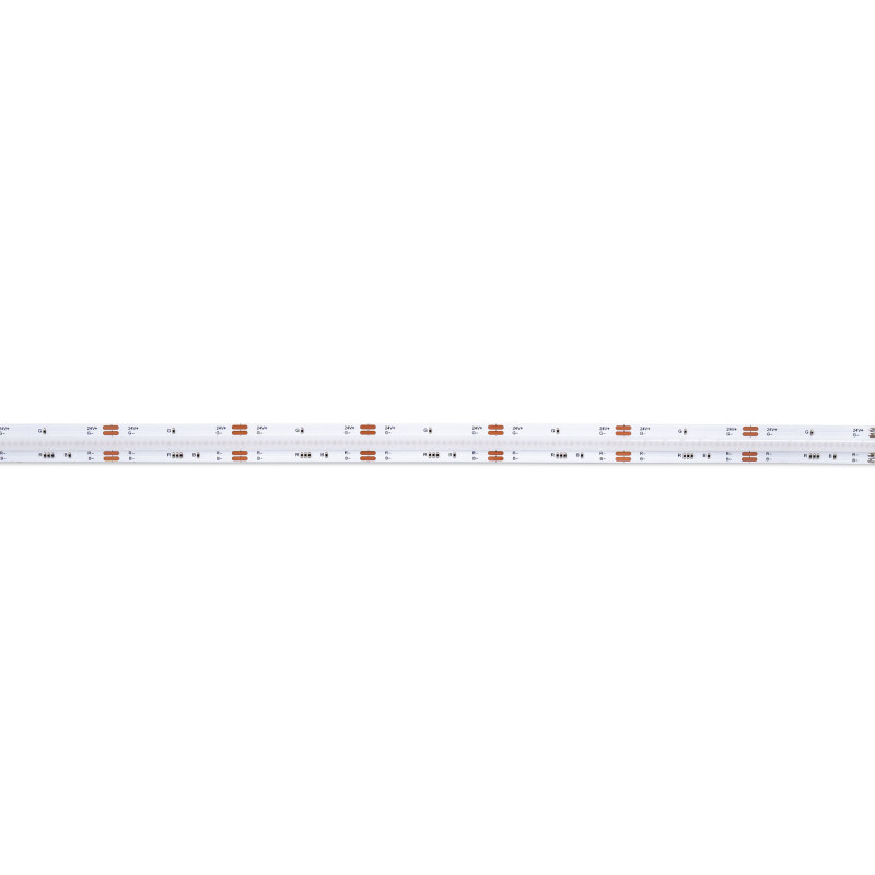 COB LED-Streifen 24V DC - RGB - 12W/m - 10mm - IP20 - 5 m Rolle - alle 33mm kürzbar - dimmbar COB LED-Streifen 24V DC - RGB - 12W/m - 10mm - IP20 - 5 m Rolle - alle 33mm kürzbar - dimmbar
