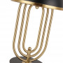 Tina TURNER inspierierte Tischlampe - DelightFULL Design - Tischleuchte LINDSAY - goldfarben, schwarz