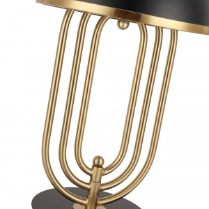 Tina TURNER inspierierte Tischlampe - DelightFULL Design - Tischleuchte LINDSAY - goldfarben, schwarz