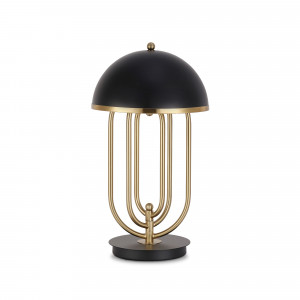 Tischleuchte „Lindsay“ - TURNER DelightFULL Inspiration - Tischlampe goldfarben Designerlampe