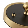 Tischleuchte „Ulia“ / Inspiration KAISER IDELL „Luxus“ - Goldfarben, Lampenfuß mit Schalter