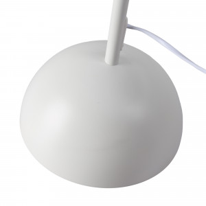 Stehleuchte „Shapó“ / Inspiration „Flowerpot“ - E27 Stehlampe mit Standfuß - in Weiß