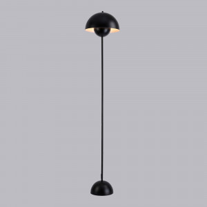 Stehleuchte „Shapó“ / Inspiration „Flowerpot“ - E27 Stehlampe, Sofa, Leselampe - in Schwarz