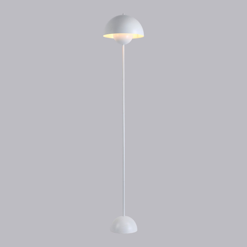 Stehleuchte „Shapó“ / Inspiration „Flowerpot“ - E27 Stehlampe, Sofa, Leselampe - in Weiß
