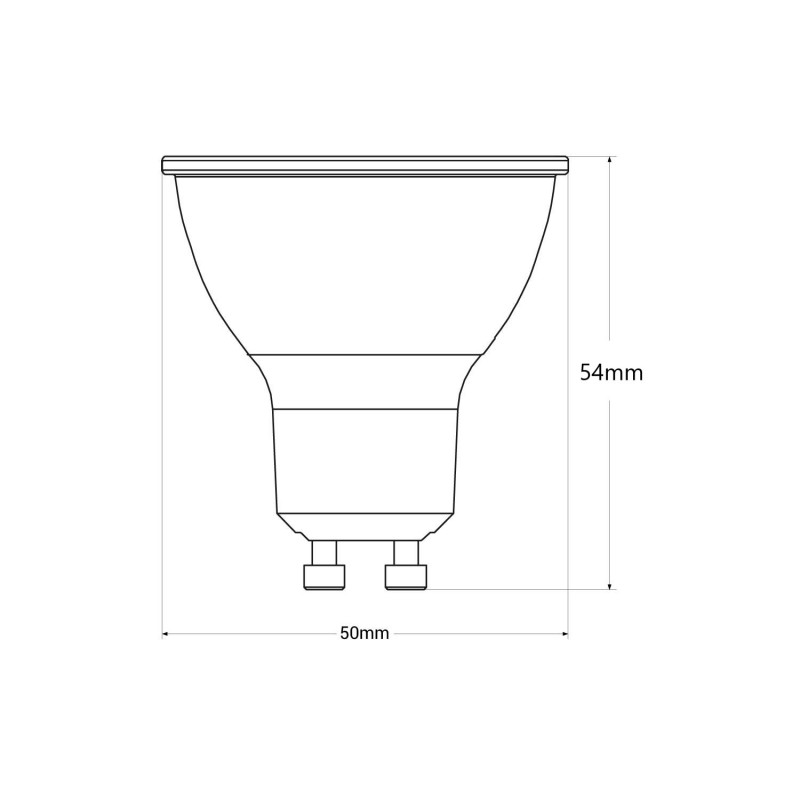 GU10 LED-Lampe WLAN - RGBW + CCT - 5W