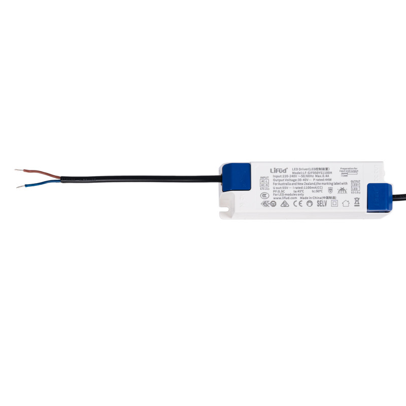 LED COB CCT Downlight 42W - CRI90 - Bridgelux LEDs - Lifud Treiber - IP20 - Einbauöffnung Ø 215mm - Treiber integriert