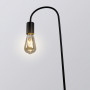 Retro Vintage Rauchglas Lampe SMOKY E27 ST64 - 4W - 3000K - LED Filament Glühfadenlampe