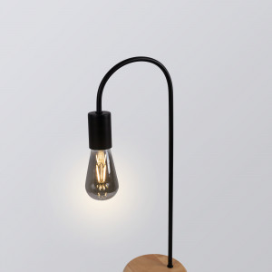 Retro Vintage Rauchglas Lampe SMOKY E27 ST64 - 4W - 3000K - LED Filament Glühfadenlampe