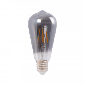 Dekorative Filament Rauchglas Lampe „Smoky“ E27 ST64 - 4W - 3000K