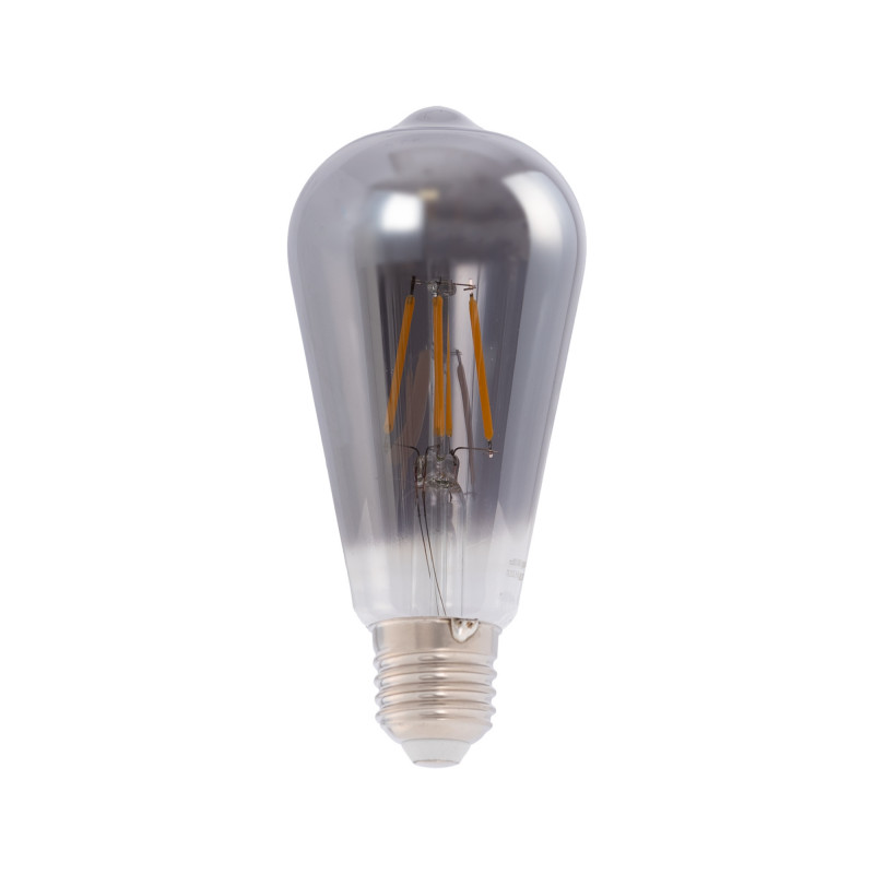 Dekorative Filament Rauchglas Lampe „Smoky“ E27 ST64 - 4W - 3000K