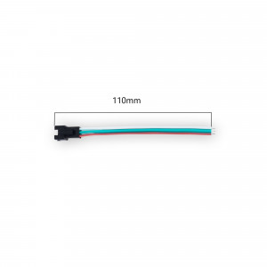 Schnellverbinder für digitale IC LED Streifen - 5-24V DC - Abmessungen