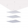 Aufhänge-Set für Slim LED-Panels - Pendel, Stahlseil, Aufhängung