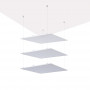 Aufhänge-Set für Slim LED-Panels - Pendel, Stahlseil, Aufhängung