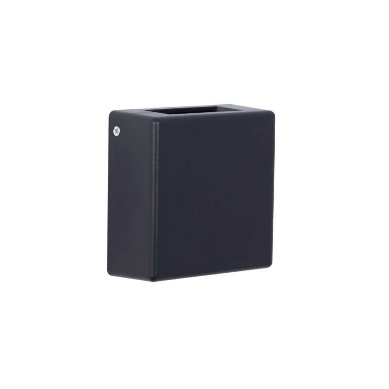 Eckige LED-Wandleuchte „Square 2“ für den Außenbereich - 3W - IP54 - Cube Design, Lichtaustritt oben unten Eckige LED-Wandleuchte „Square 2“ für den Außenbereich - 3W - IP54 - Cube Design, Lichtaustritt oben unten