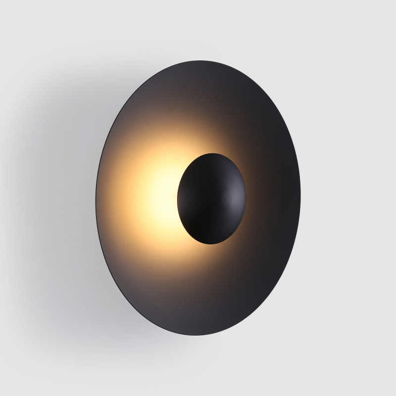 Designer LED-Wandleuchte „Larson“ - 12W - Einsatz Wohnraum - Variante Schwarz