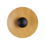 Designer LED-Wandleuchte „Larson“ - 12W - Holzoptik, Skandi, Minimalismus - Aluminium, Holz, warmes Licht