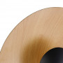 Designer LED-Wandleuchte „Larson“ - 12W - Holz-Schwarz, Nordisch, Skandi