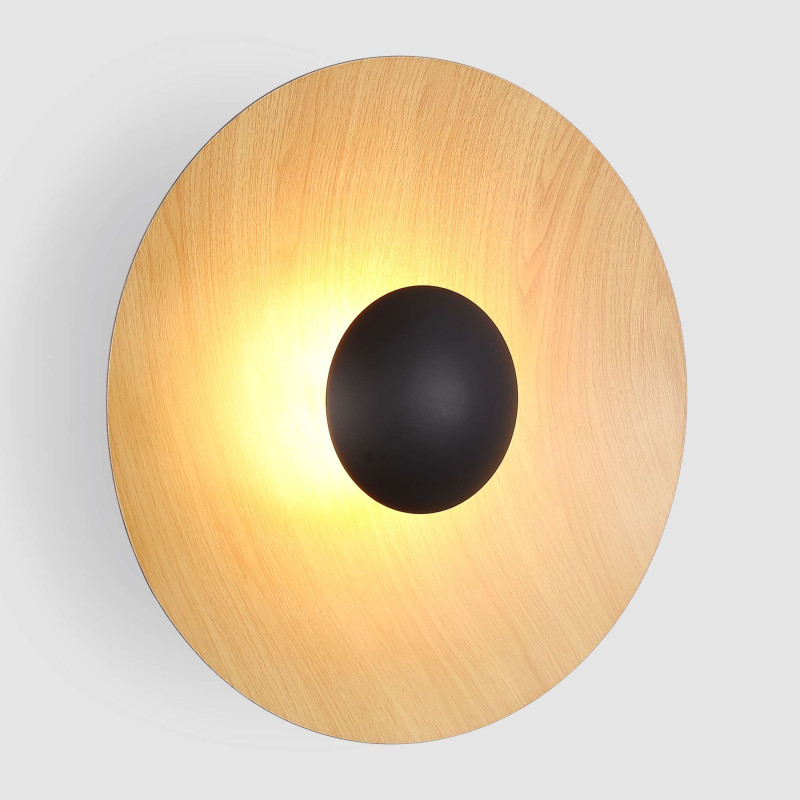 Designer LED-Wandleuchte „Larson“ - 18W - Einsatz Wohnraum - Variante Holz