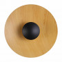 Designer LED-Wandleuchte „Larson“ - 18W - Holzoptik, Skandi, Minimalismus
