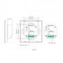 „Sunricher“ Touch Einbau Steuerpanel- 1 Zone - RGBW - LED Wandsteuerung