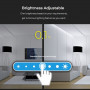 RGB+CCT Touch-Steuerung 1 Zone - Schwarz - Mi-Light - LED Wandsteuerung Dimmer