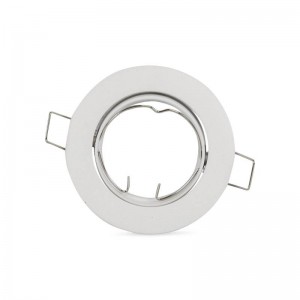 Schwenkbarer Downlight-Ring für GU10 / MR16 Leuchtmittel - Einbauöffnung Ø72 mm