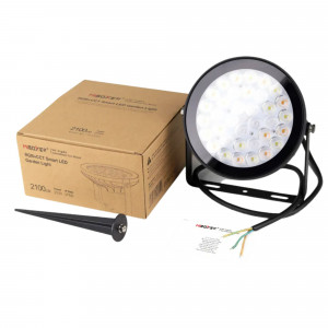 LED-Fluter RGB+CCT mit Erdspieß - 25W - IP66 - RF/WLAN - Mi-Light - Smarte LED Beleuchtung