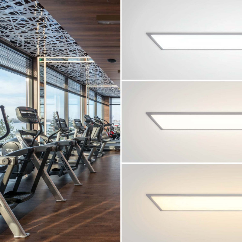 Backlight LED-Panel Einbau CCT 120x30cm - 30W - 125 lm/W - IP65 - LED Einbaupanel Backlight LED-Panel Einbau CCT 120x30cm - 30W - 125 lm/W - IP65 - LED Einbaupanel